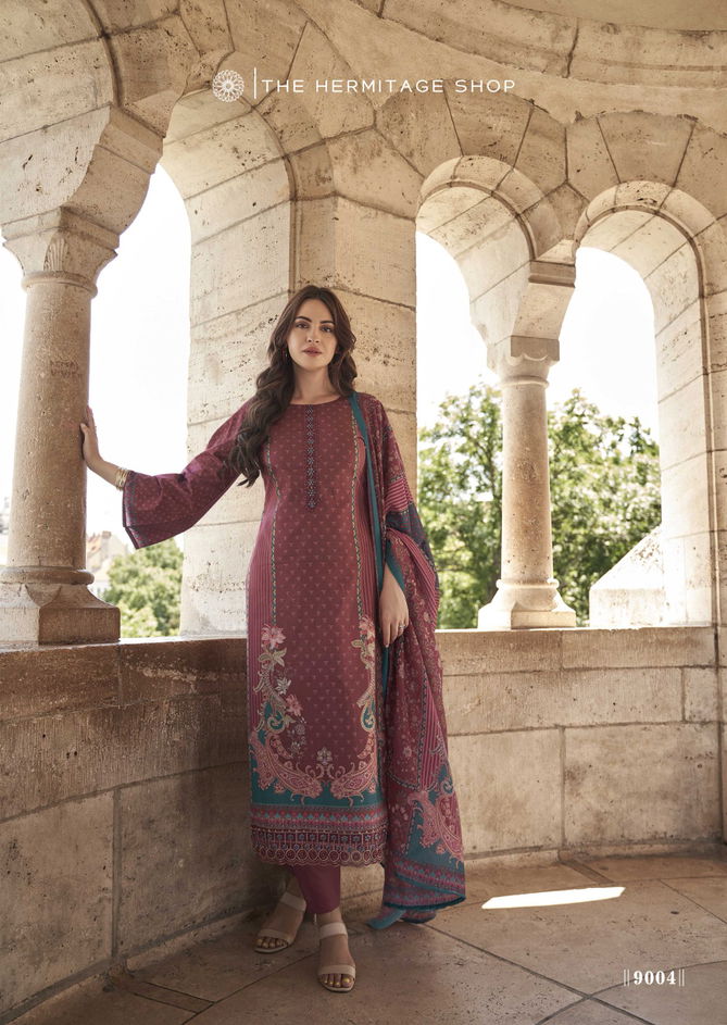 Meraki By The Hermitage Shop Lawn Cotton Karachi Printed Dress Material Wholesale Online
